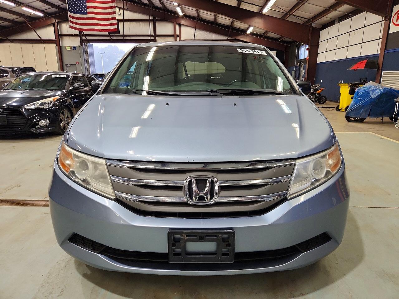 2011 Honda Odyssey Exl Blue vin: 5FNRL5H60BB085513