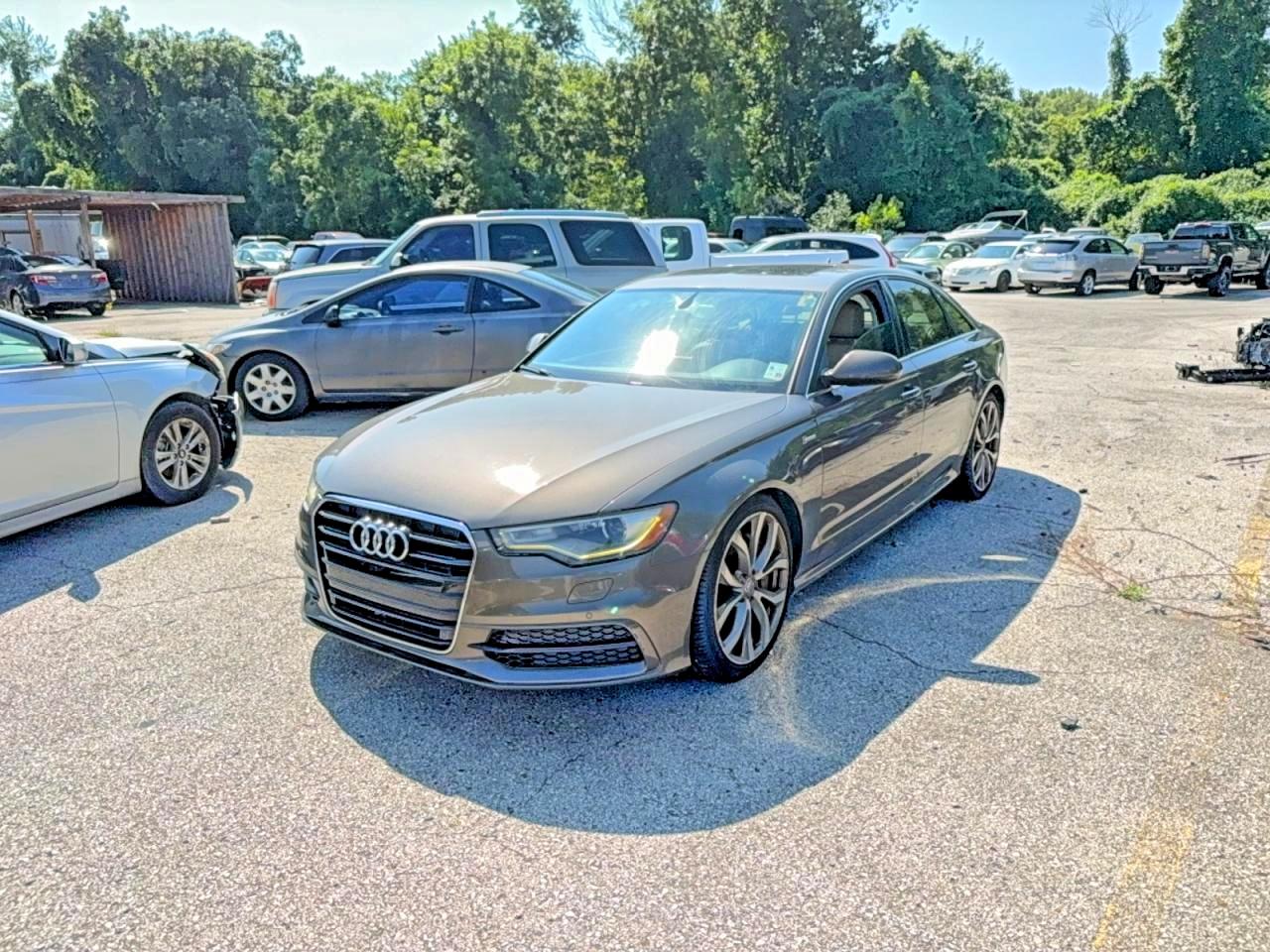 2013 Audi A6 Prestige Gray vin: WAUHGAFC8DN029872