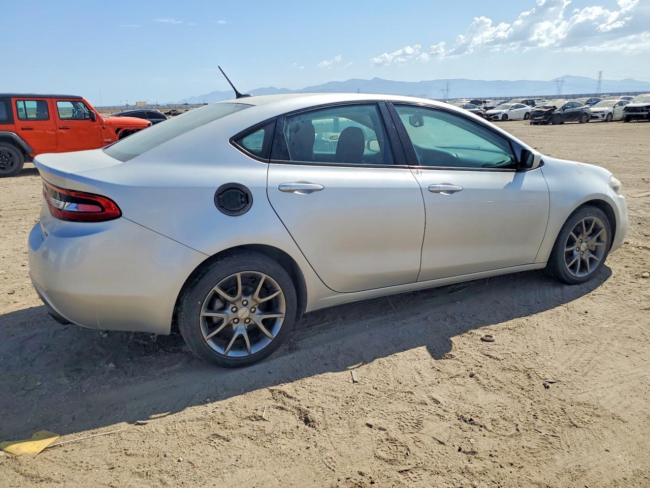 2013 Dodge Dart Sxt Silver vin: 1C3CDFBA0DD309352