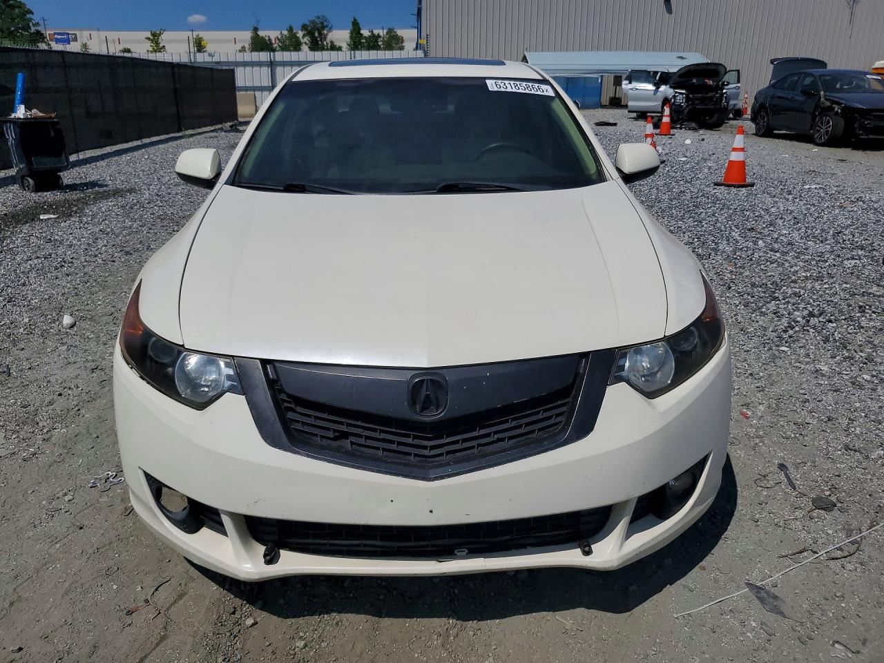 2009 Acura Tsx White vin: JH4CU26669C026184