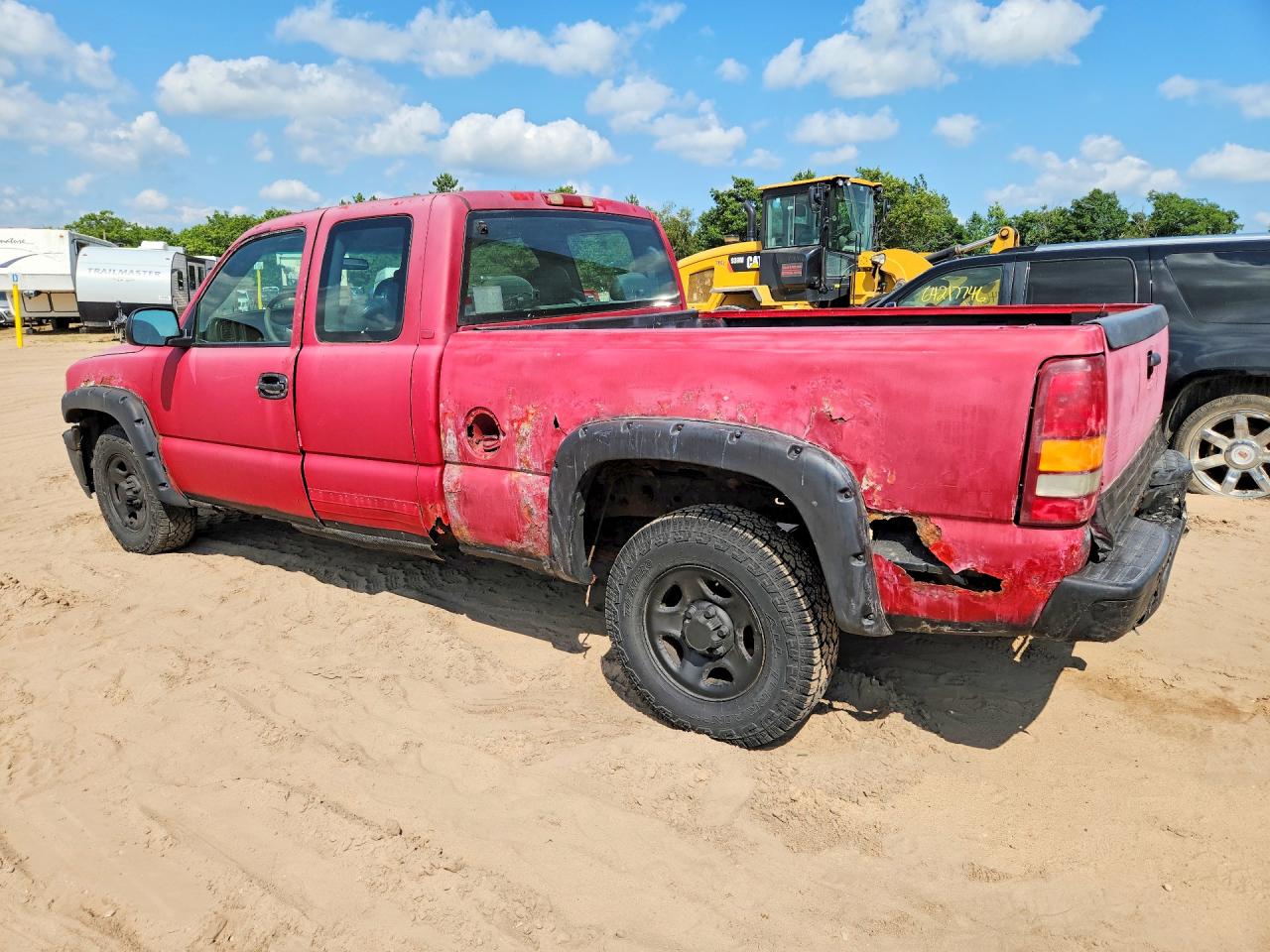 2002 Chevrolet Silverado K1500 Red vin: 2GCEK19T821311573