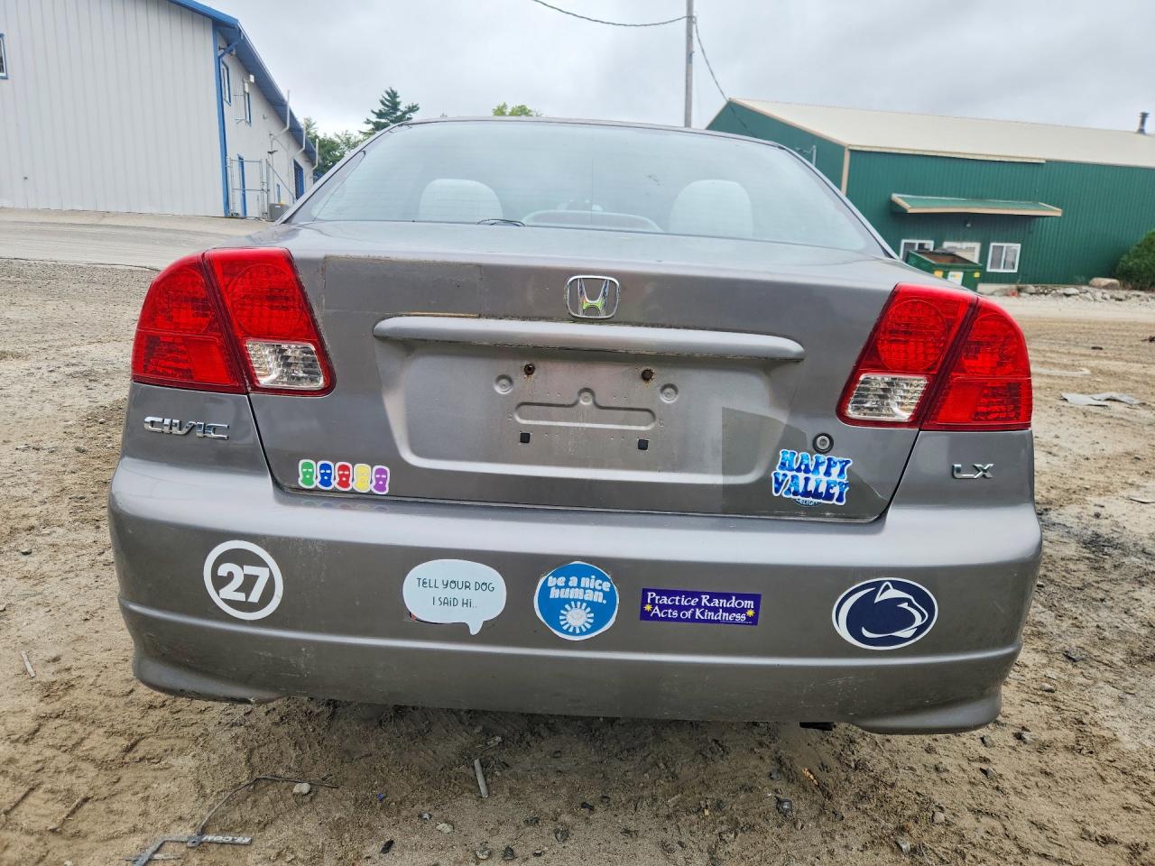 2005 Honda Civic Lx Brown vin: 2HGES165X5H630489