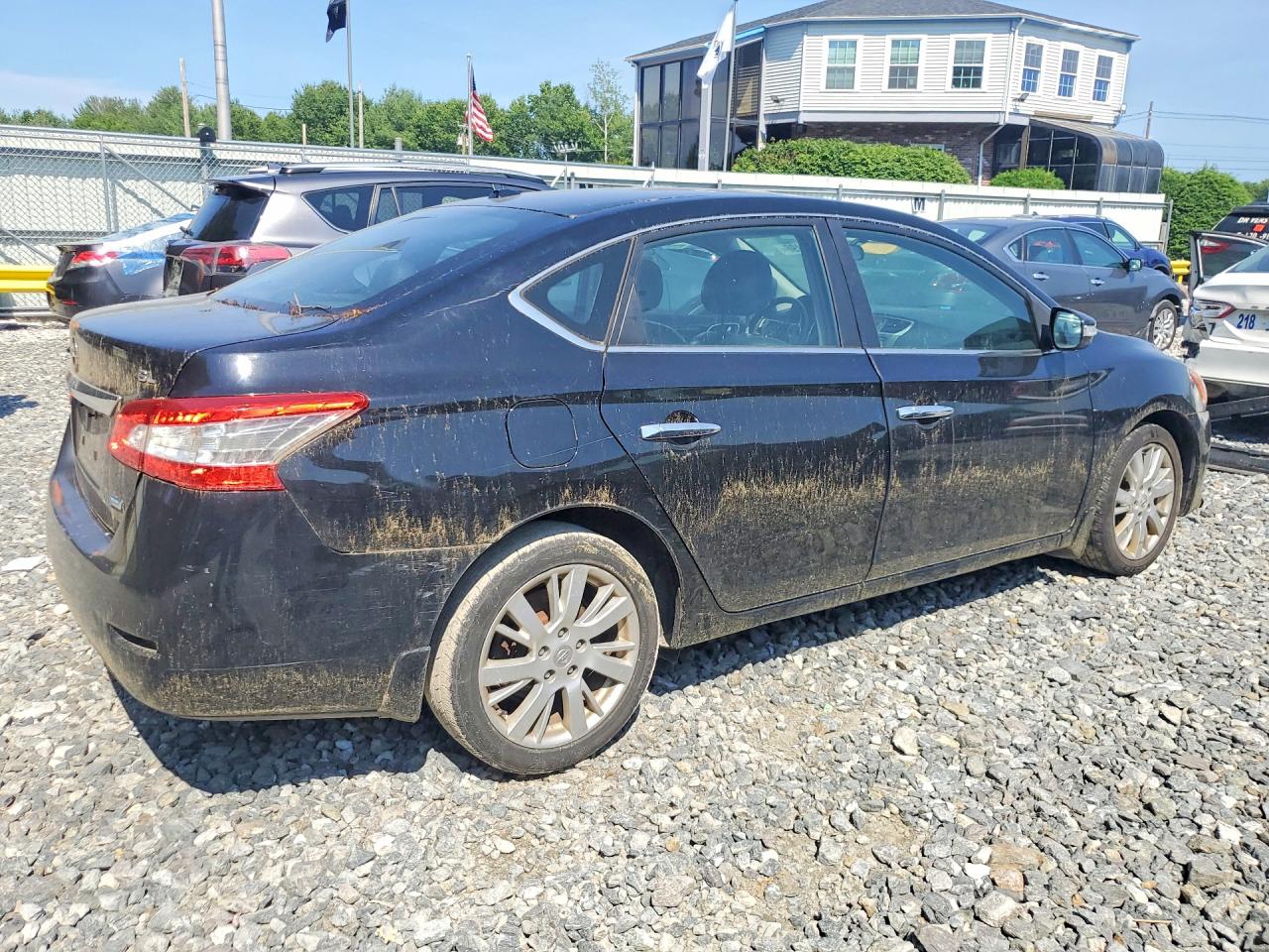 2013 Nissan Sentra S Black vin: 3N1AB7AP2DL676772