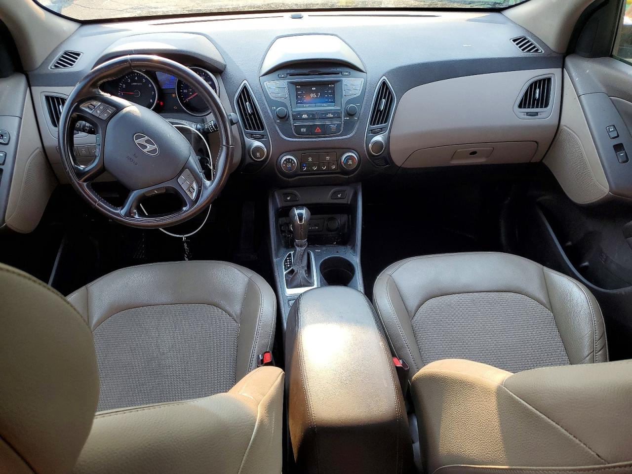 2014 Hyundai Tucson Se Brown vin: KM8JUCAG0EU789994