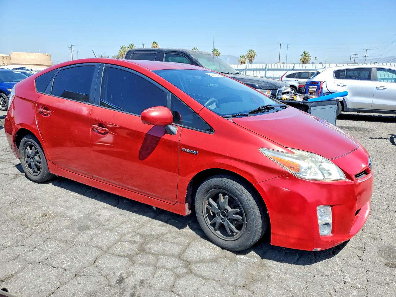 2010 Toyota Prius Iii Red vin: JTDKN3DU2A0170080