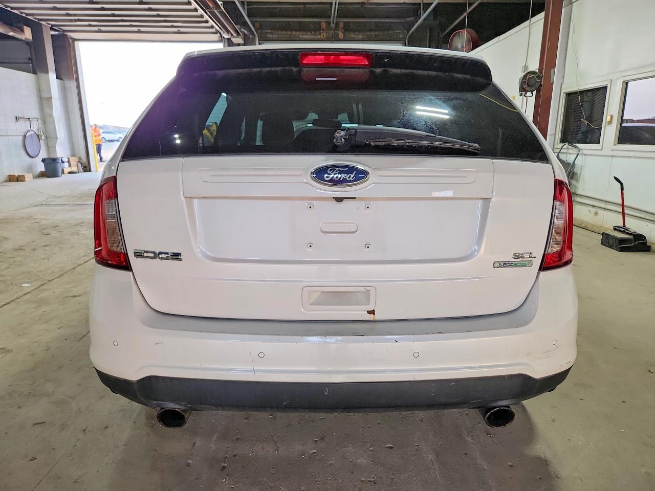 2012 Ford Edge Sel White vin: 2FMDK3J92CBA48625