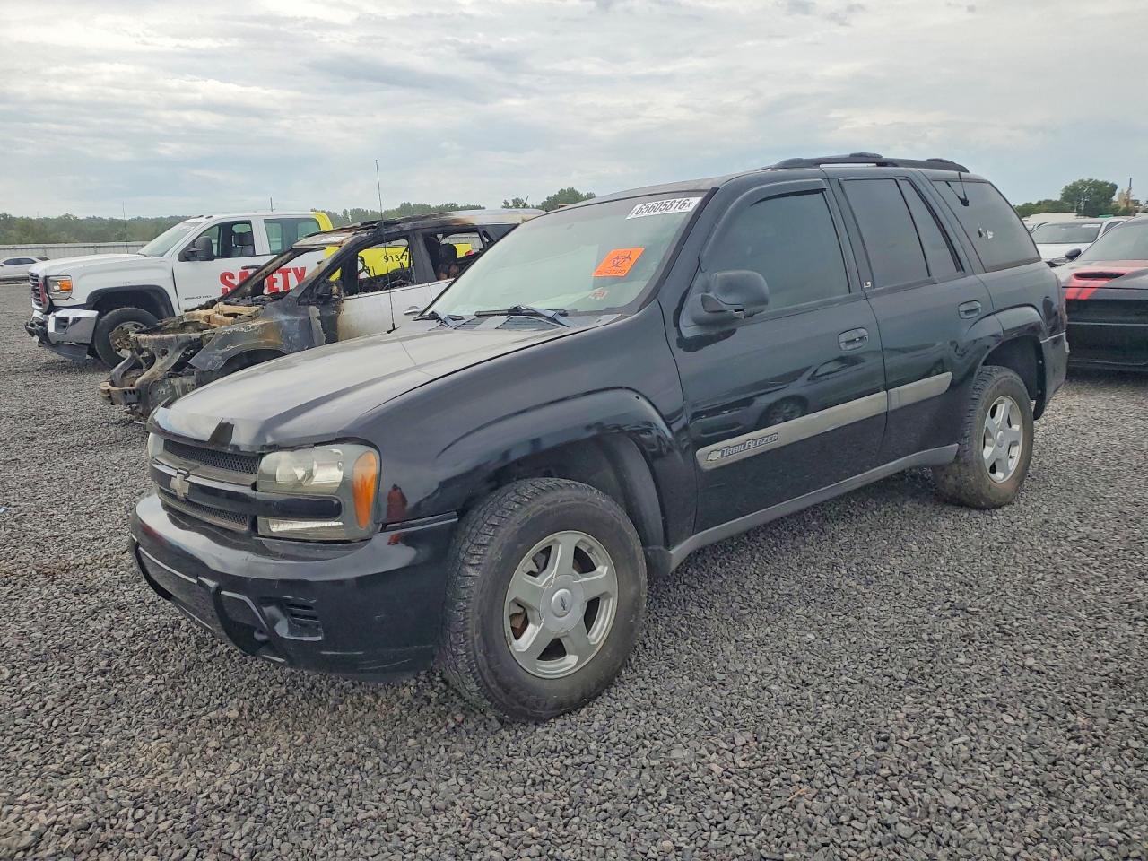 2003 Chevrolet Trailblazer Black vin: 1GNDT13S232161493