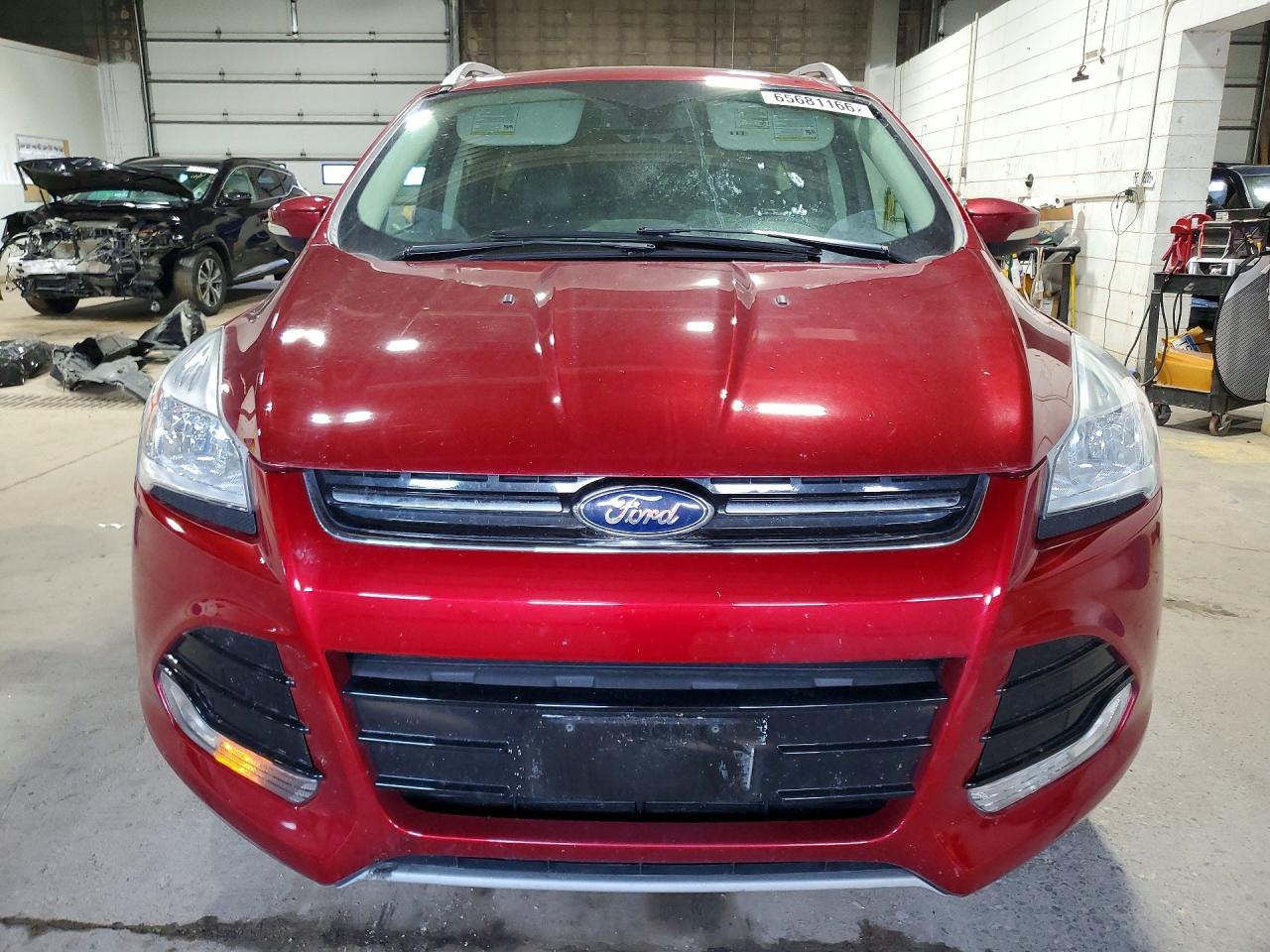 2015 Ford Escape Titanium Red vin: 1FMCU9JX1FUB49340