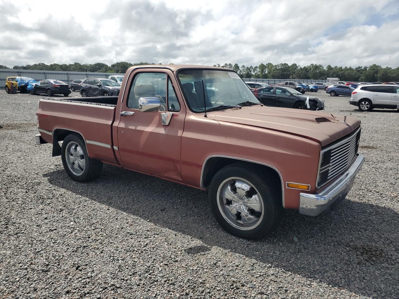 1984 Chevrolet C10 Red vin: 2GCDC14H9E1123421