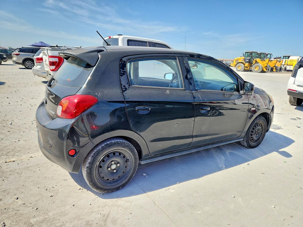 2015 Mitsubishi Mirage De Черный vin: ML32A3HJ5FH060891