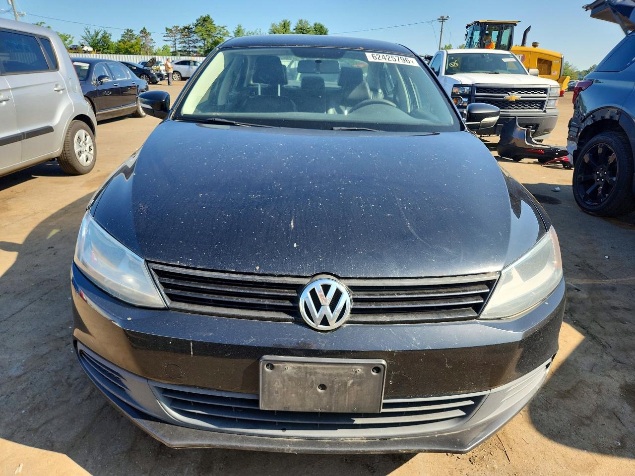 2014 Volkswagen Jetta Se Black vin: 3VWD17AJ6EM259074
