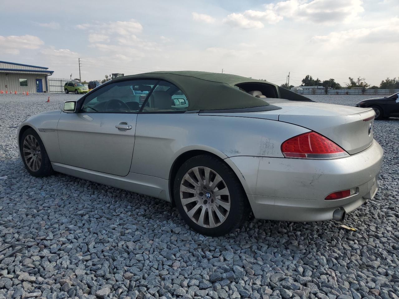2004 Bmw 645 Ci Automatic Silver vin: WBAEK73464B320356