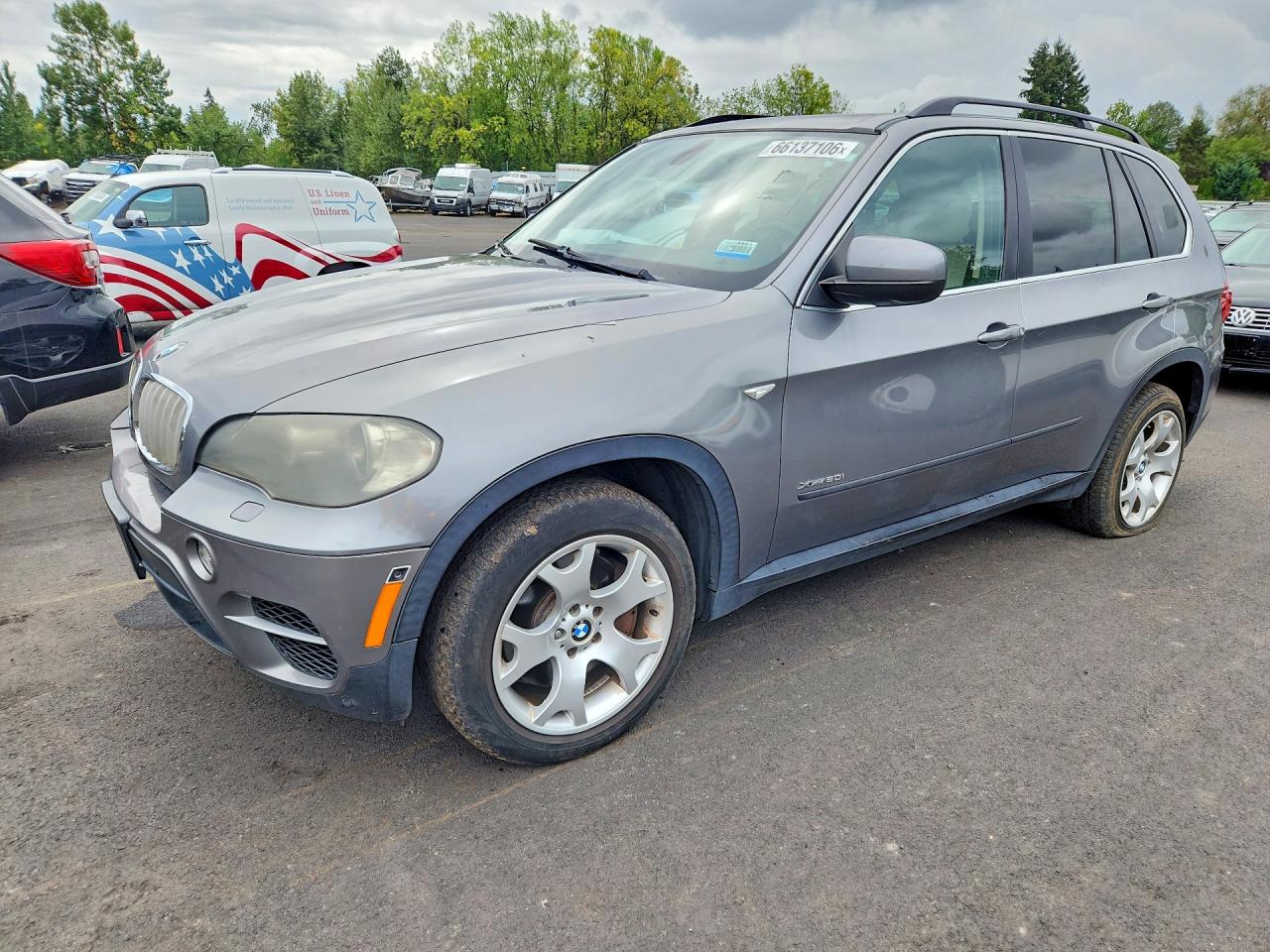 2011 Bmw X5 Xdrive50i Silver vin: 5UXZV8C5XBL421531