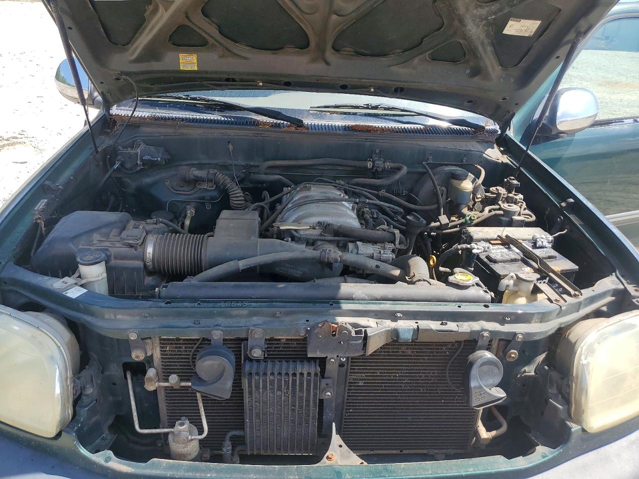 2002 Toyota Tundra Sr5 V8 Green vin: 5TBBT44132S327401
