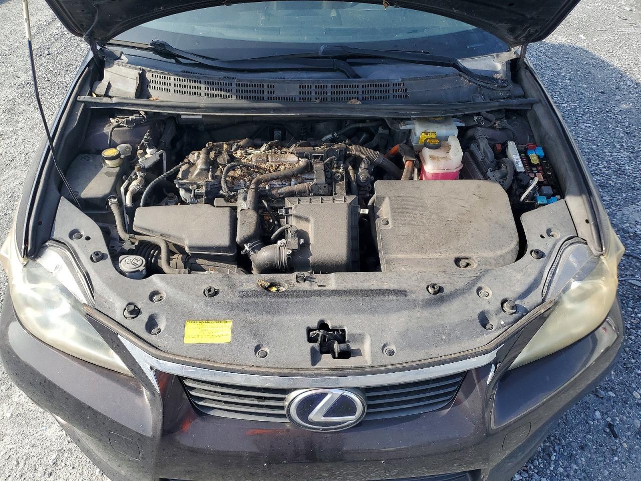 2012 Lexus Ct 200 Gray vin: JTHKD5BH0C2061613
