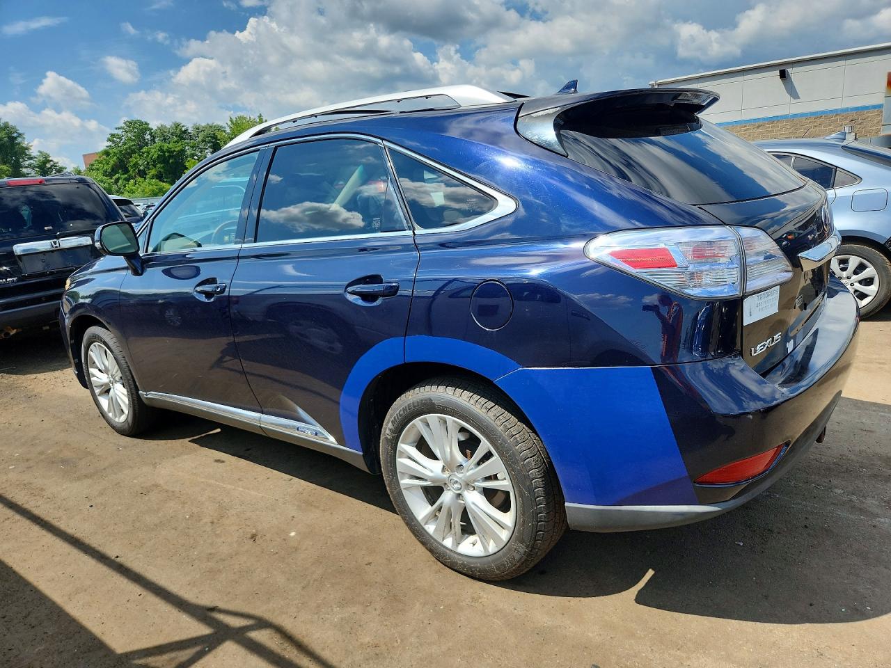 2010 Lexus Rx 450h Синий vin: JTJBC1BA2A2027425