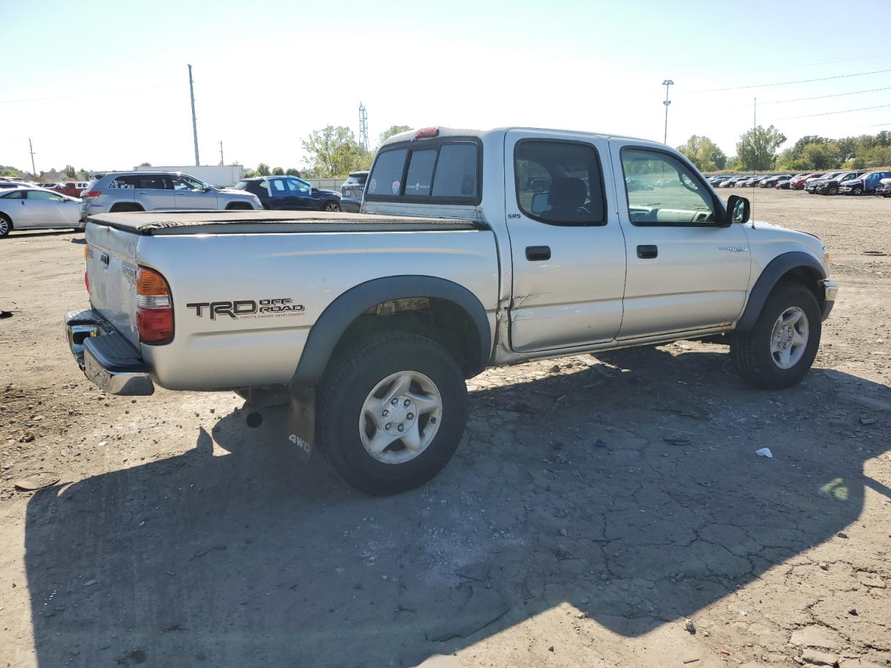 2004 Toyota Tacoma Double Cab Желто-коричневый vin: 5TEHN72N34Z442850