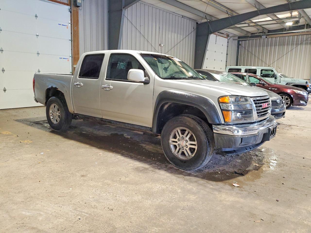 2011 Gmc Canyon Sle Silver vin: 1GTH6MFE3B8128636