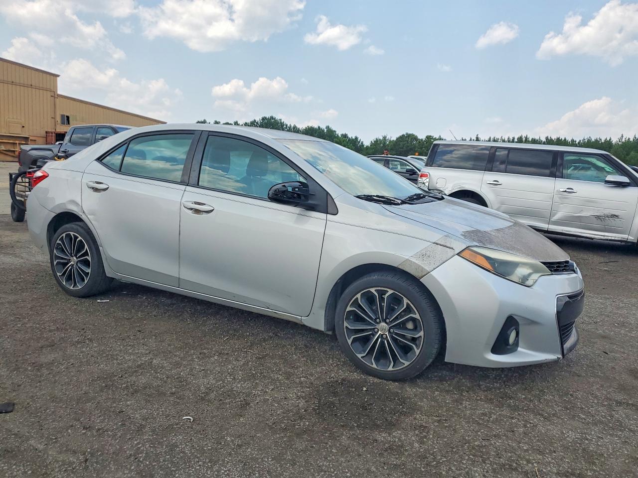 2014 Toyota Corolla S Plus Silver vin: 2T1BURHE4EC118342