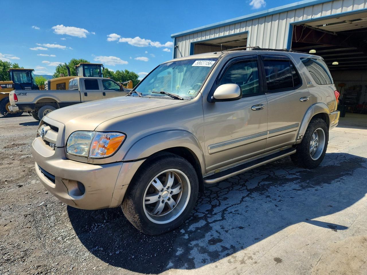 2007 Toyota Sequoia Sr5 Gold vin: 5TDZT34A07S291447