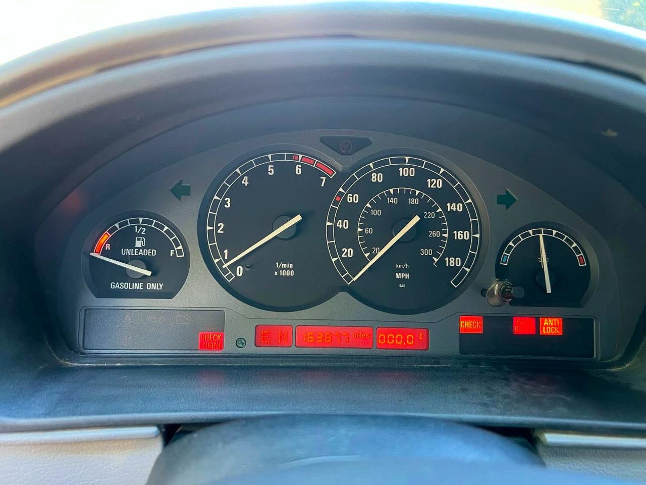1991 Bmw 850 I Automatic Blue vin: WBAEG2310MCB72468
