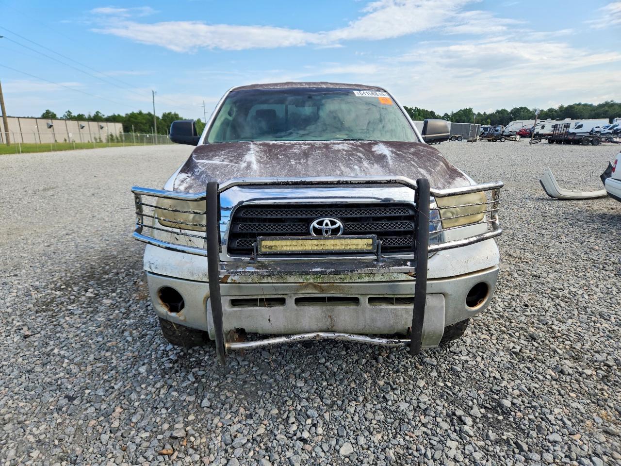 2008 Toyota Tundra Sr5 White vin: 5TFBV54188X051677