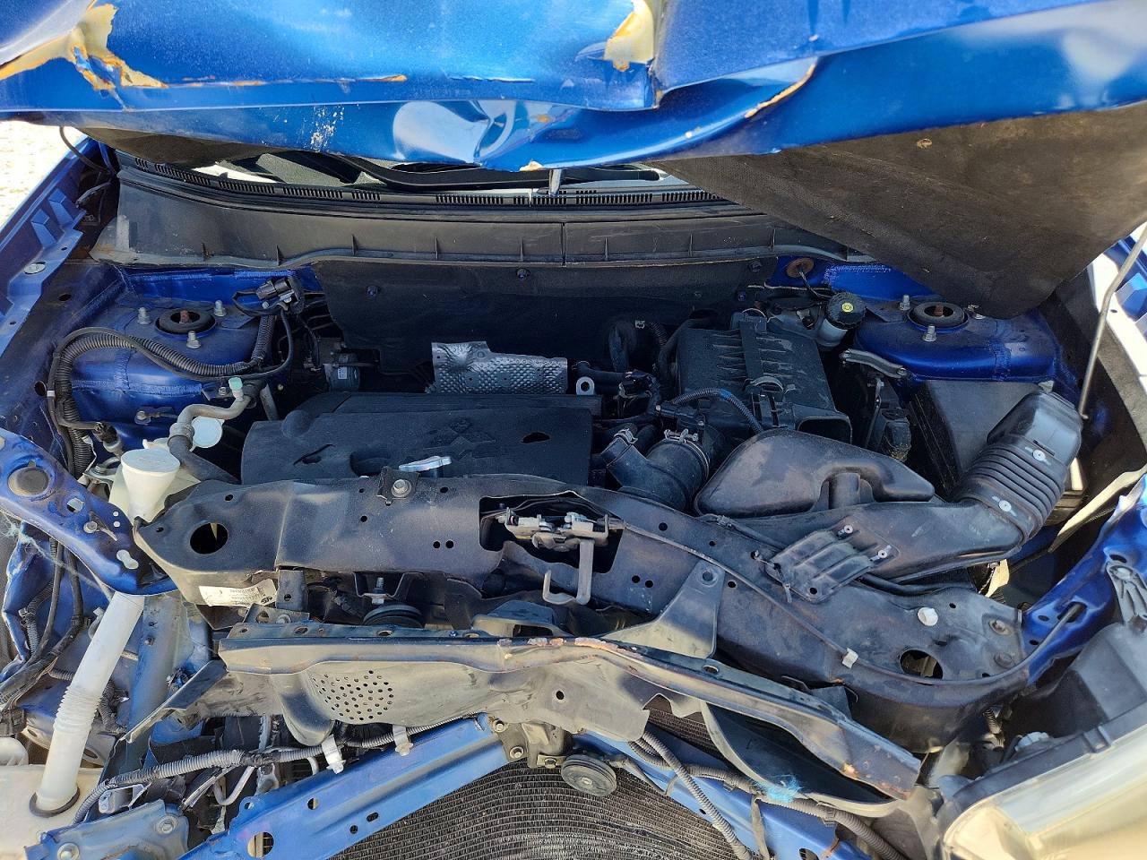 2015 Mitsubishi Outlander Sport Se Blue vin: 4A4AP4AU9FE034211