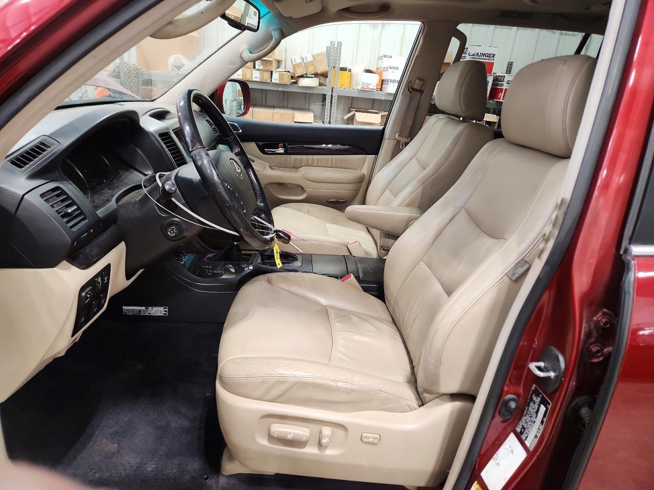 2008 Lexus Gx 470 Red vin: JTJBT20X480168788