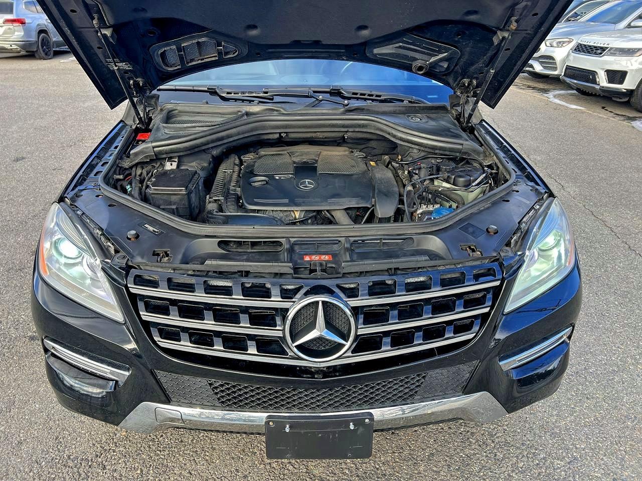 2012 Mercedes-benz Ml 350 4matic Black vin: 4JGDA5HB7CA030625
