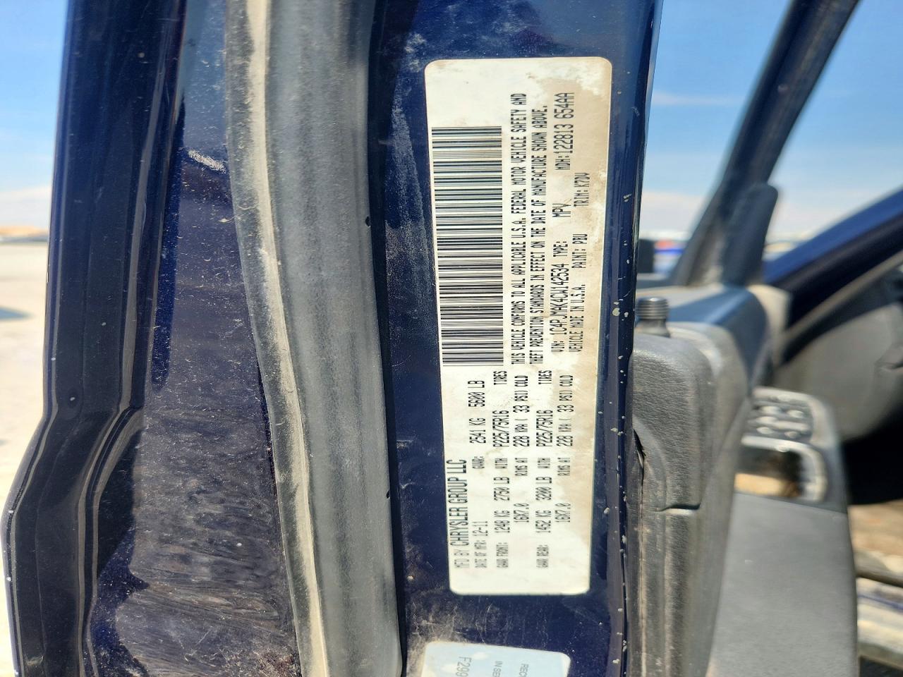 2012 Jeep Liberty Sport Blue vin: 1C4PJMAK4CW142534