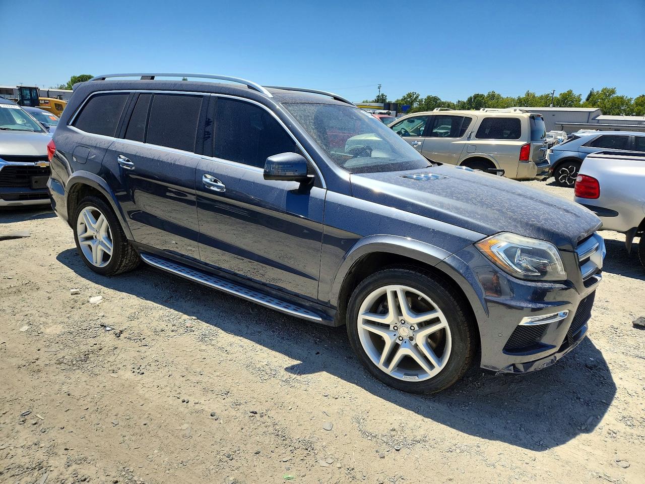 2015 Mercedes-benz Gl 550 4matic Gray vin: 4JGDF7DE2FA475498