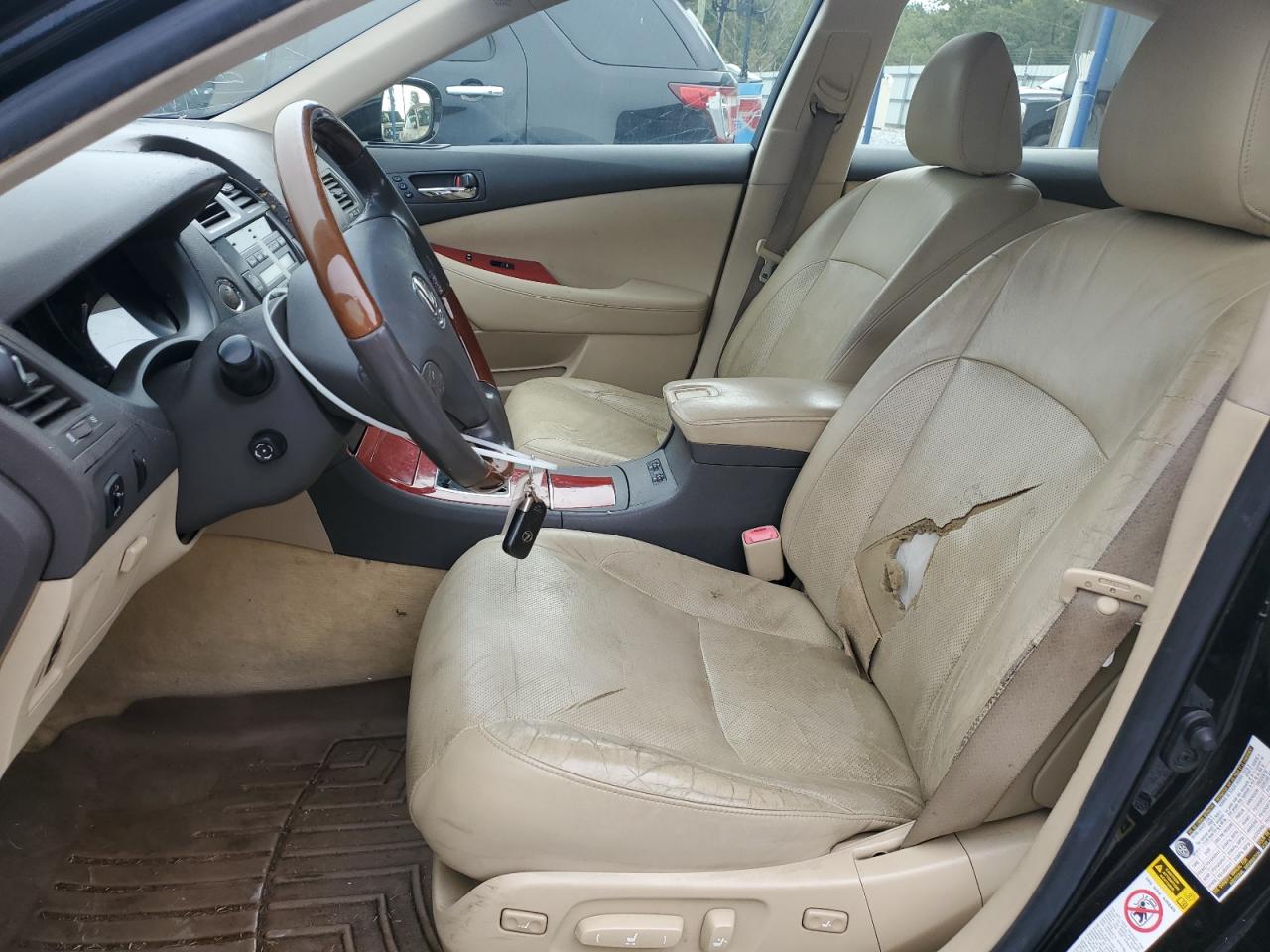 2008 Lexus Es 350 Black vin: JTHBJ46G482190725
