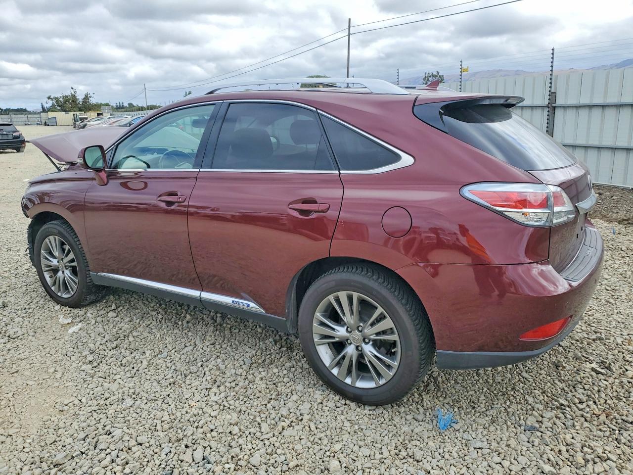 2013 Lexus Rx 450h Burgundy vin: JTJBC1BA4D2053688