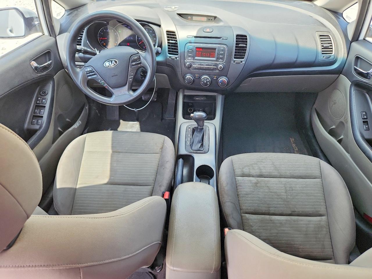 2015 Kia Forte Lx White vin: KNAFX4A6XF5415724