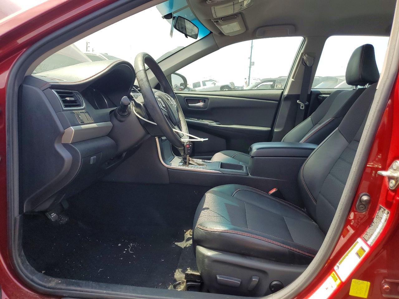 2017 Toyota Camry Se Red vin: 4T1BF1FKXHU703868