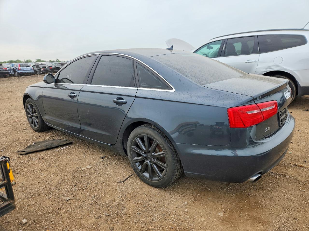 2013 Audi A6 Premium Plus Gray vin: WAUGFAFC0DN115577