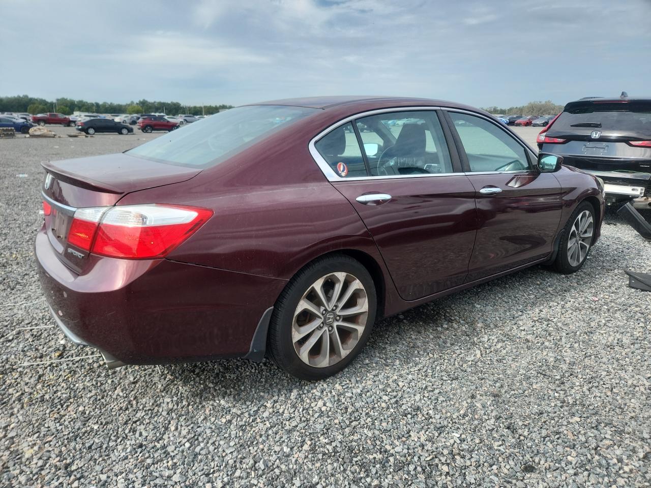 2014 Honda Accord Sport Burgundy vin: 1HGCR2F58EA252728