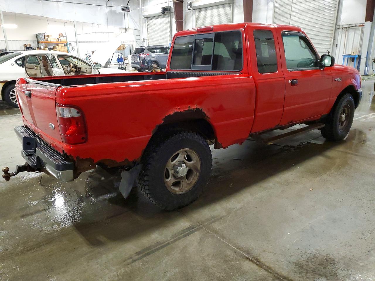 2004 Ford Ranger Super Cab Red vin: 1FTZR45E64PB38776