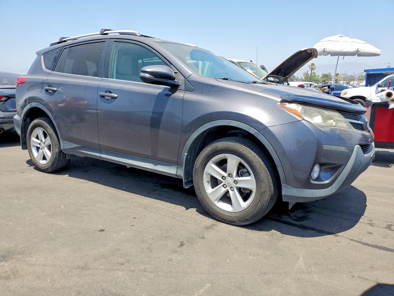 2013 Toyota Rav4 Xle Gray vin: 2T3RFREV2DW124710