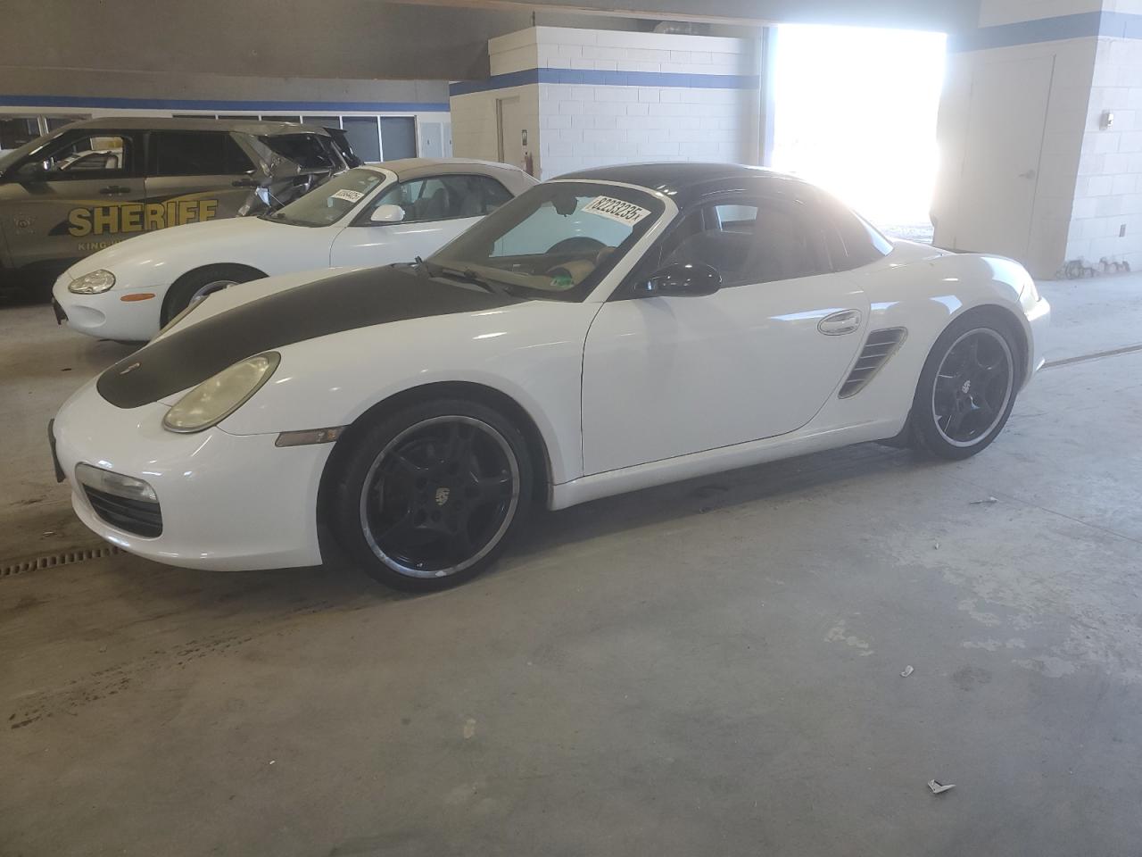 2006 Porsche Boxster White vin: WP0CA29866U713419