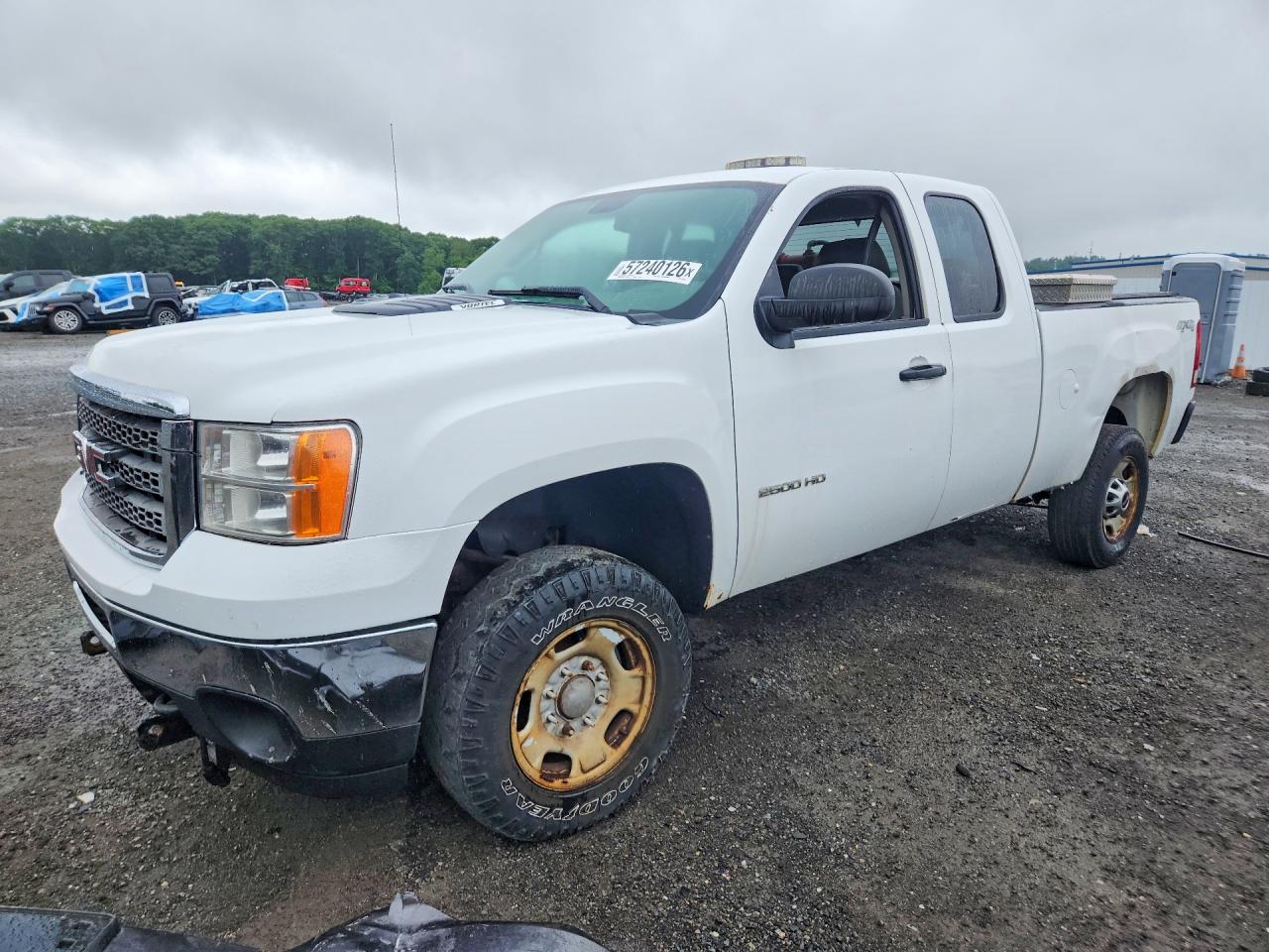 2011 Gmc Sierra K2500 Heavy Duty Белый vin: 1GT22ZCG0BZ361341