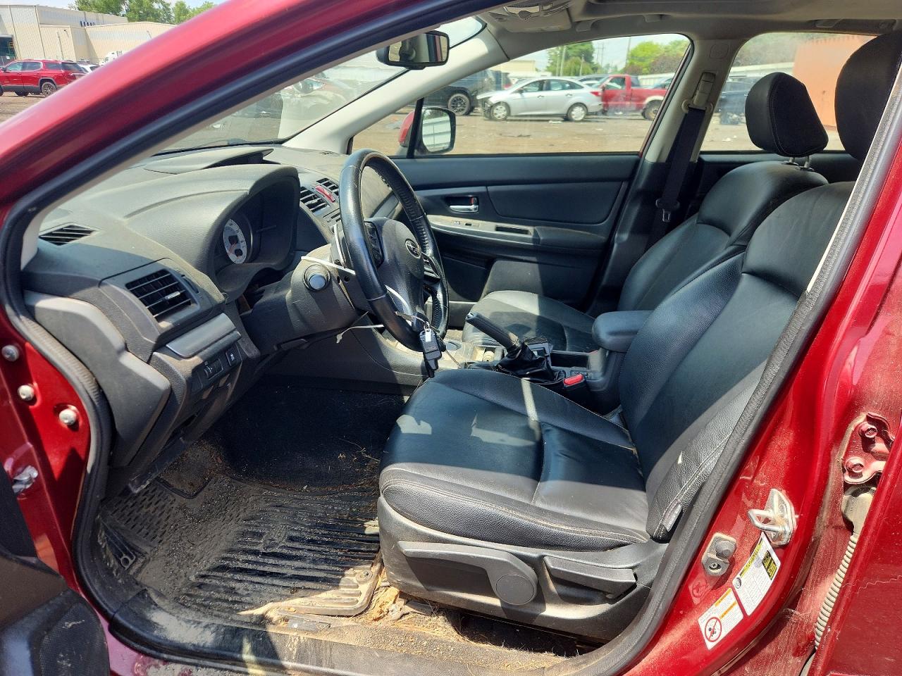 2013 Subaru Impreza Sport Limited Burgundy vin: JF1GPAS65D2887175
