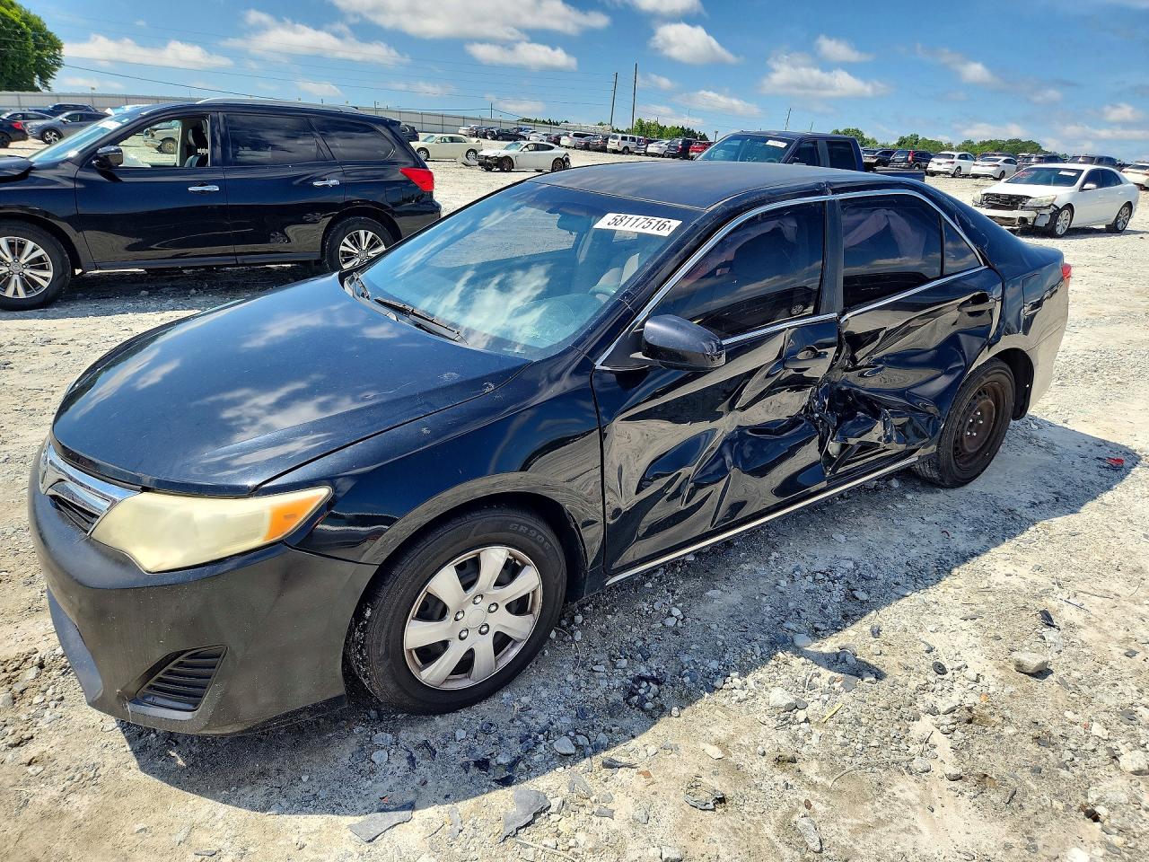 2012 Toyota Camry Le Black vin: 4T1BF1FK2CU055435
