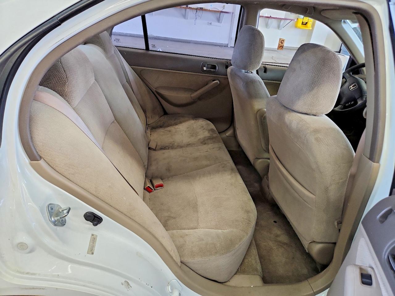 2002 Honda Civic Ex White vin: 2HGES26712H590421