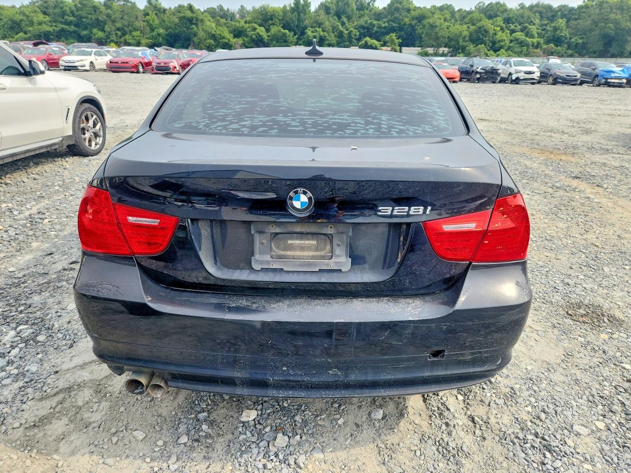 2011 Bmw 328 I Sulev Черный vin: WBAPH5G52BNM80163