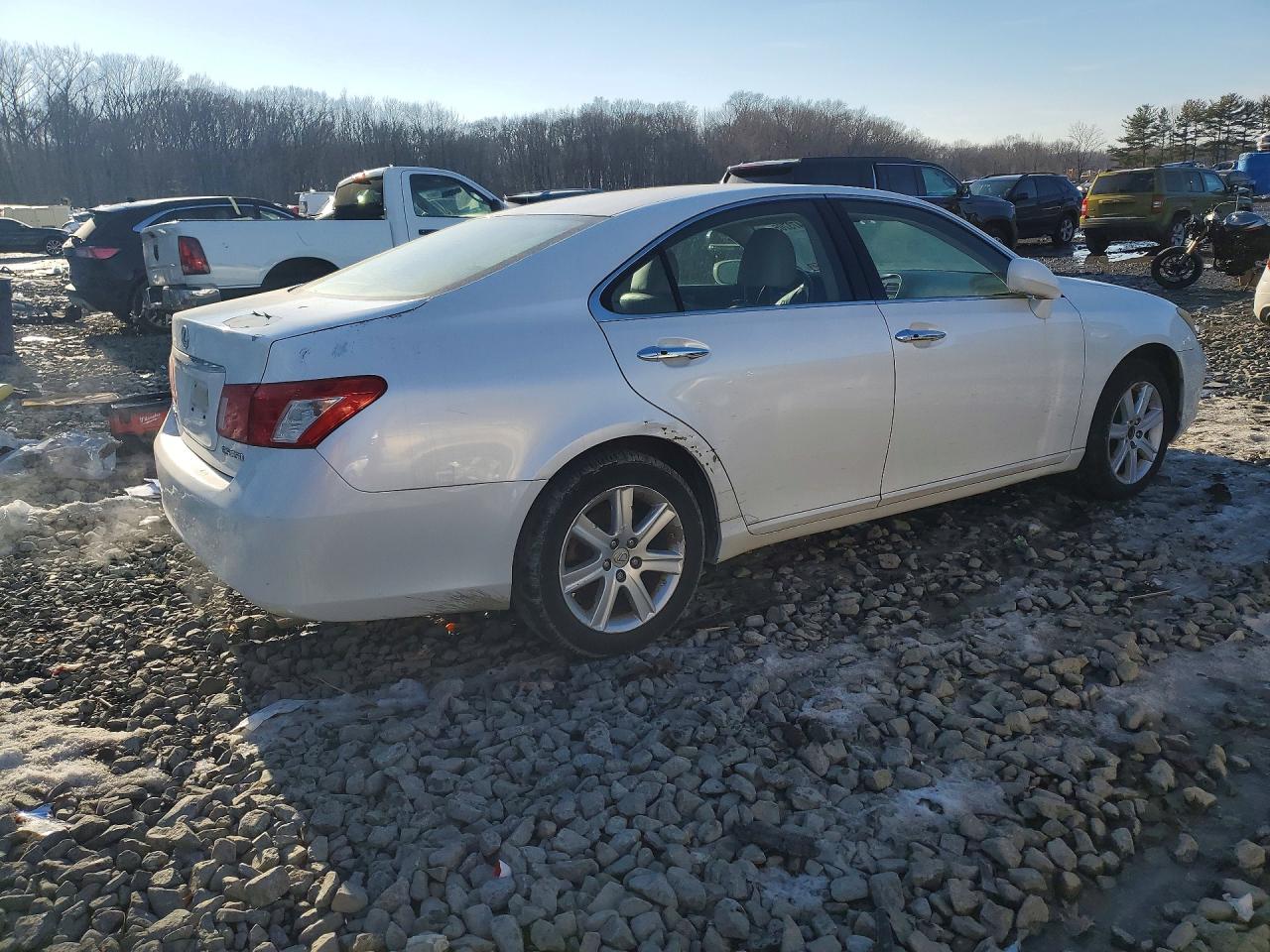 2008 Lexus Es 350 Белый vin: JTHBJ46G982208331