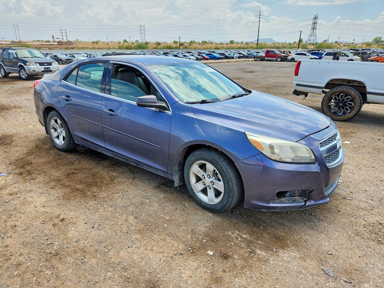 2013 Chevrolet Malibu Ls Blue vin: 1G11B5SA9DF301623
