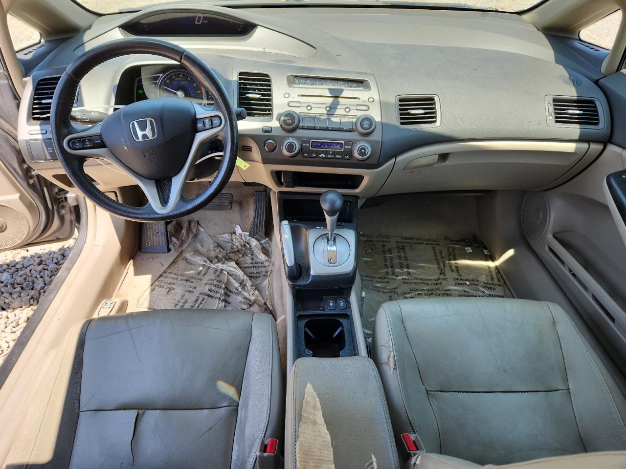 2010 Honda Civic Hybrid Gray vin: JHMFA3F25AS005510