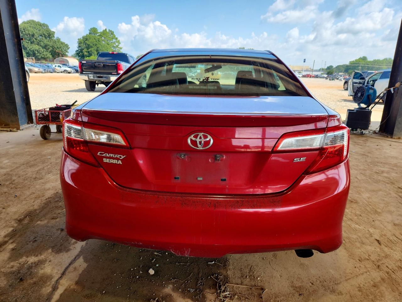 2012 Toyota Camry Se Red vin: 4T1BF1FK8CU615412