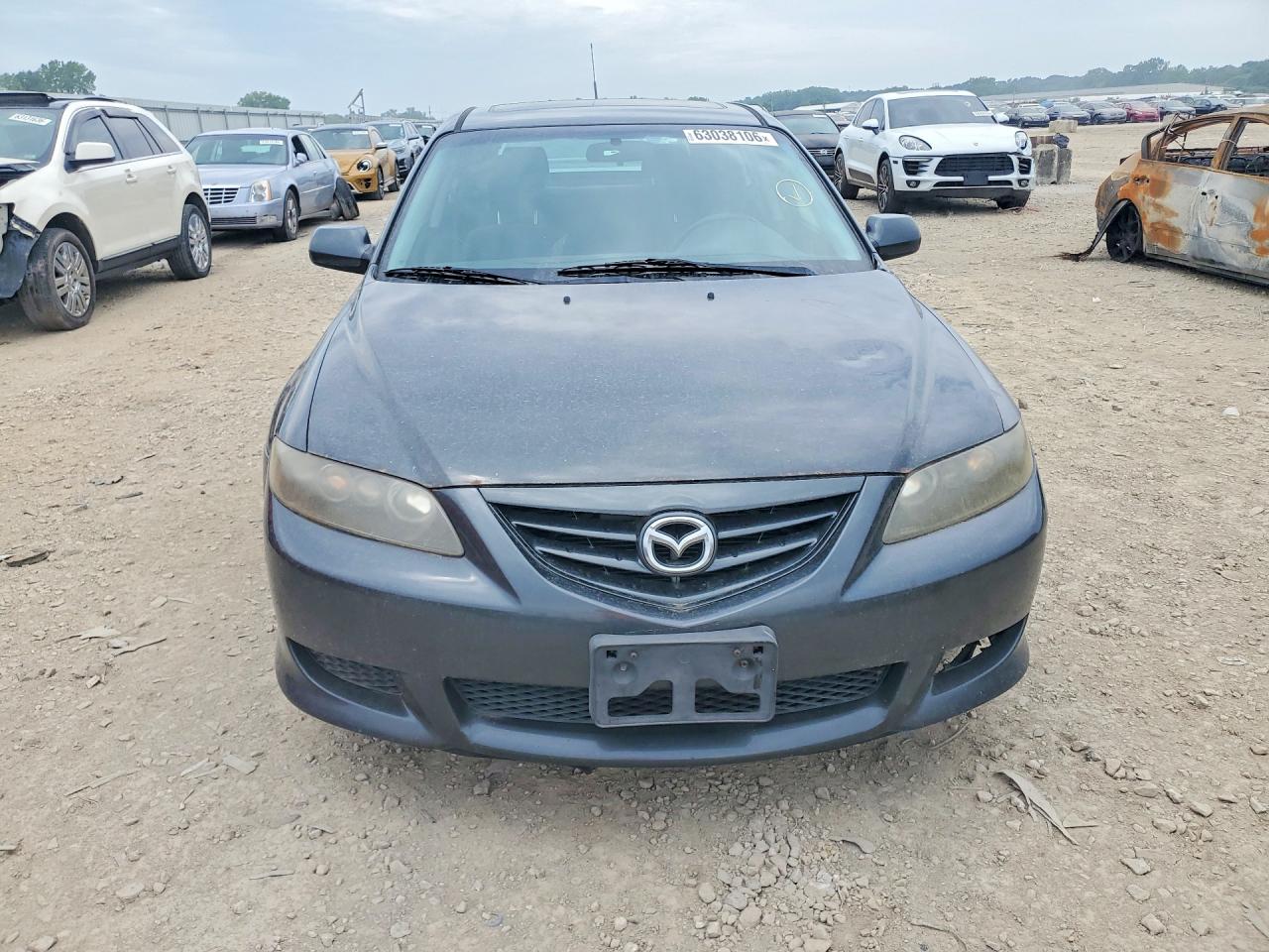 2005 Mazda 6 S Серый vin: 1YVHP84D455M12467